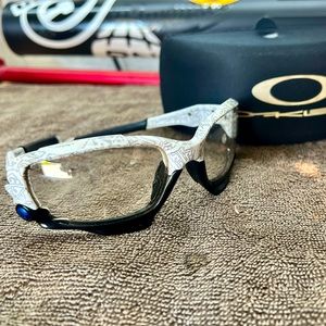 Vintage Oakley Racing Jacket Jawbone Sunglasses